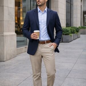 Antas Classic Newport Khaki Chinos Size 38 New